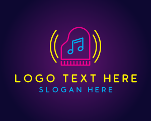 Neon Piano Music logo