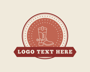 Western Rodeo Cowboy Boot logo