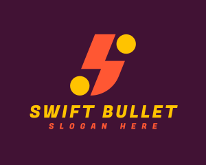 Modern Thunderbolt Letter S logo design