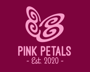 Pink Butterfly Garden logo design