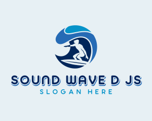 Ocean Surfing Sea logo design