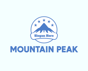 Mountain Peak Alps logo design