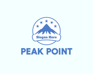 Mountain Peak Alps logo design