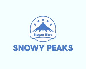 Mountain Peak Alps logo design