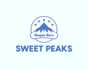 Mountain Peak Alps logo design