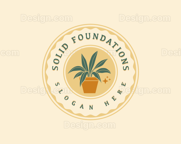 Organic Garden Leaf Logo