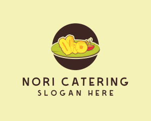 Buffet Food Platter logo design