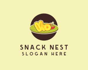 Buffet Food Platter logo design