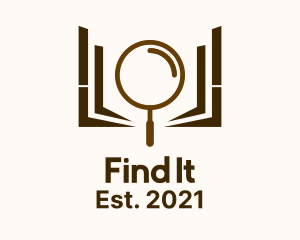 Minimalist Search Book logo