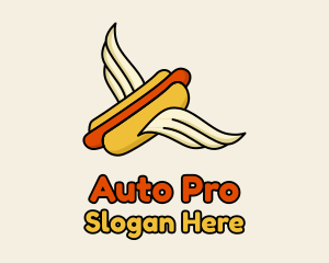 Hot Dog Sandwich Wings Logo