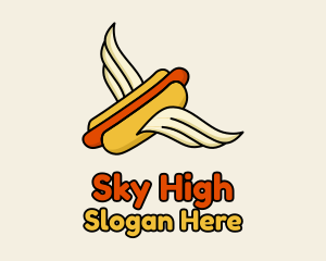 Hot Dog Sandwich Wings Logo
