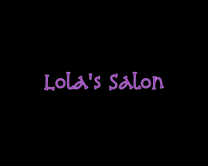 Cute Artistic Salon logo design