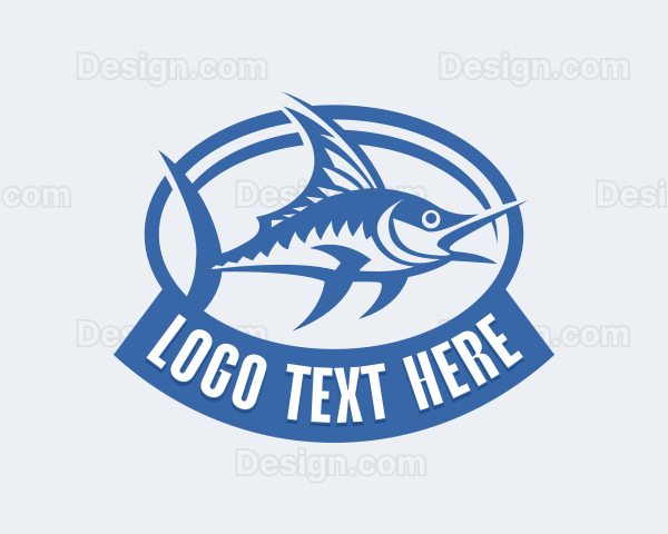 Fishing Marlin Fishery Logo