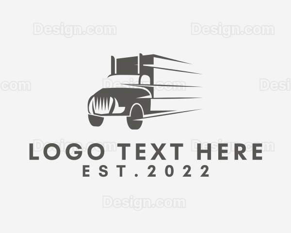 Fast Trailer Truck Logo