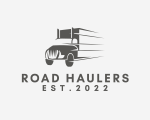 Fast Trailer Truck  logo design