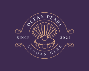 Pearl Clam Shell logo design