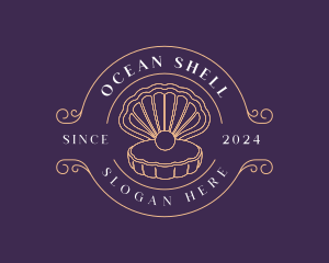 Pearl Clam Shell logo design