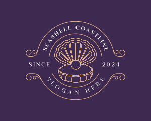 Pearl Clam Shell logo design