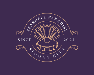 Pearl Clam Shell logo design