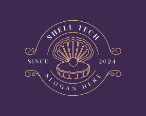 Pearl Clam Shell logo design