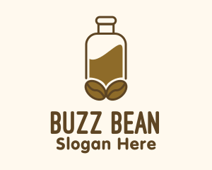 Bottled Coffee Drink logo design