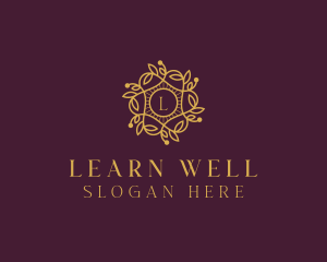 Wellness Floral Spa logo design