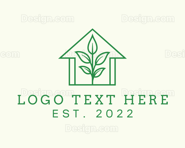 Natural House Plant Logo