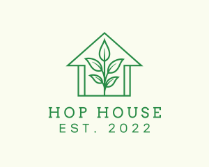 Natural House Plant logo design