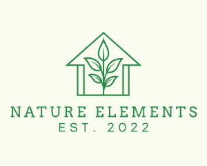 Natural House Plant logo design