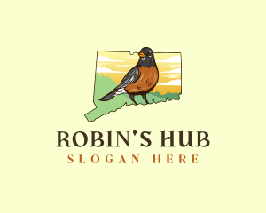 American Robin Connecticut logo