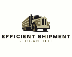 Logistics Trucking Vehicle logo design