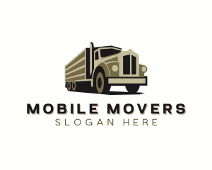 Logistics Trucking Vehicle logo design