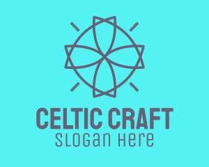 Celtic Cross Irish logo design