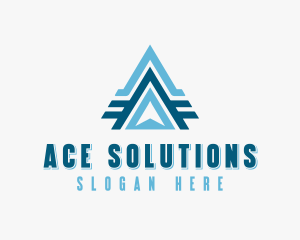 Professional Agency Letter A logo design