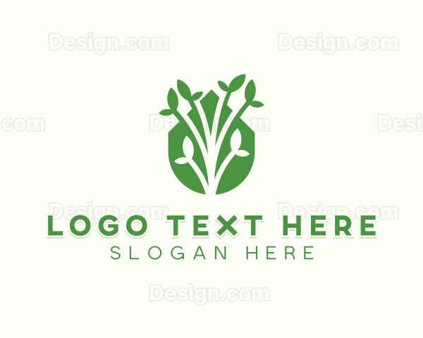 Sustainable Garden Planting Logo