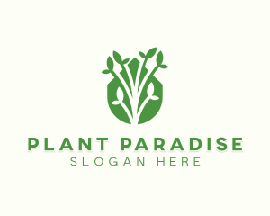 Sustainable Garden Planting logo design