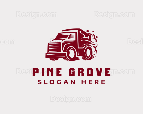 Freight Truck Smoke Logo