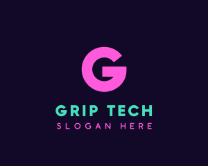 Generic Neon Tech logo design