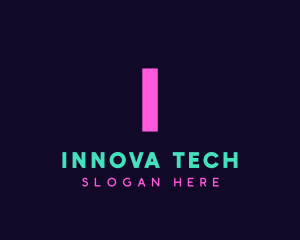 Generic Neon Tech logo design