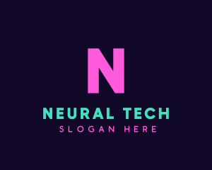 Generic Neon Tech logo design