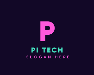 Generic Neon Tech logo design