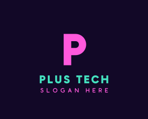 Generic Neon Tech logo design