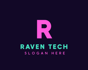 Generic Neon Tech logo design