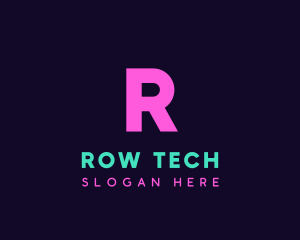 Generic Neon Tech logo design