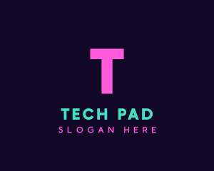 Generic Neon Tech logo design