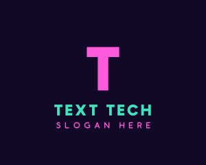 Generic Neon Tech logo design