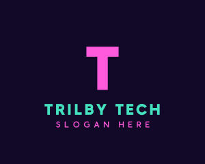 Generic Neon Tech logo design