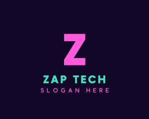 Generic Neon Tech logo design