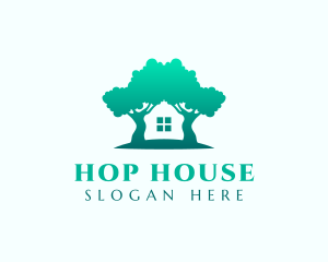 Forest House Residence logo design