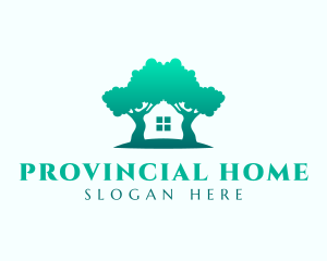 Forest House Residence logo design